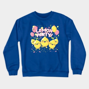 Lemon Party Crewneck Sweatshirt